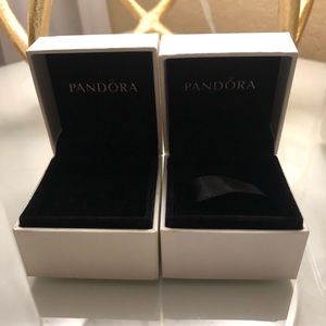 Brand New Pandora Ring/Charm Boxes
